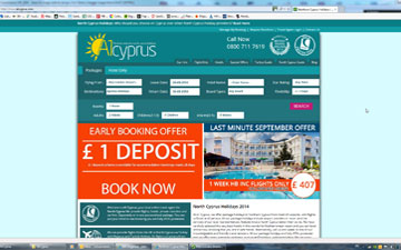 Cyprus Paradise website