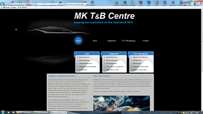 MK T&B Centre website built by Internet Image, Kettering